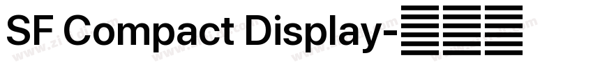 SF Compact Display字体转换